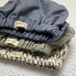 Culotton LÉON en Lin/coton Bleu de Nîmes