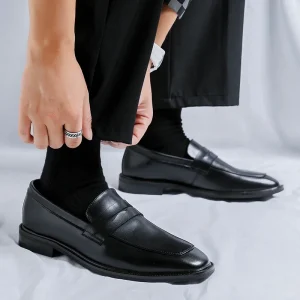 Mocassins Cuir Homme Style Old Money