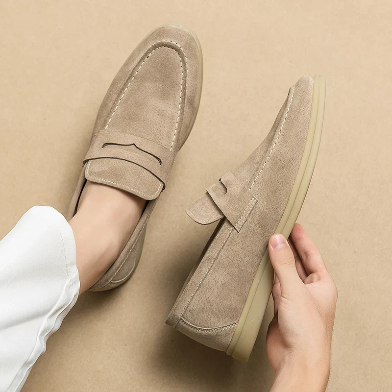 Mocassins en Daim Style Britannique Homme – Image 4
