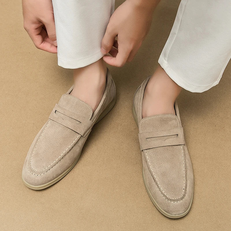 Mocassins en Daim Style Britannique Homme – Image 3