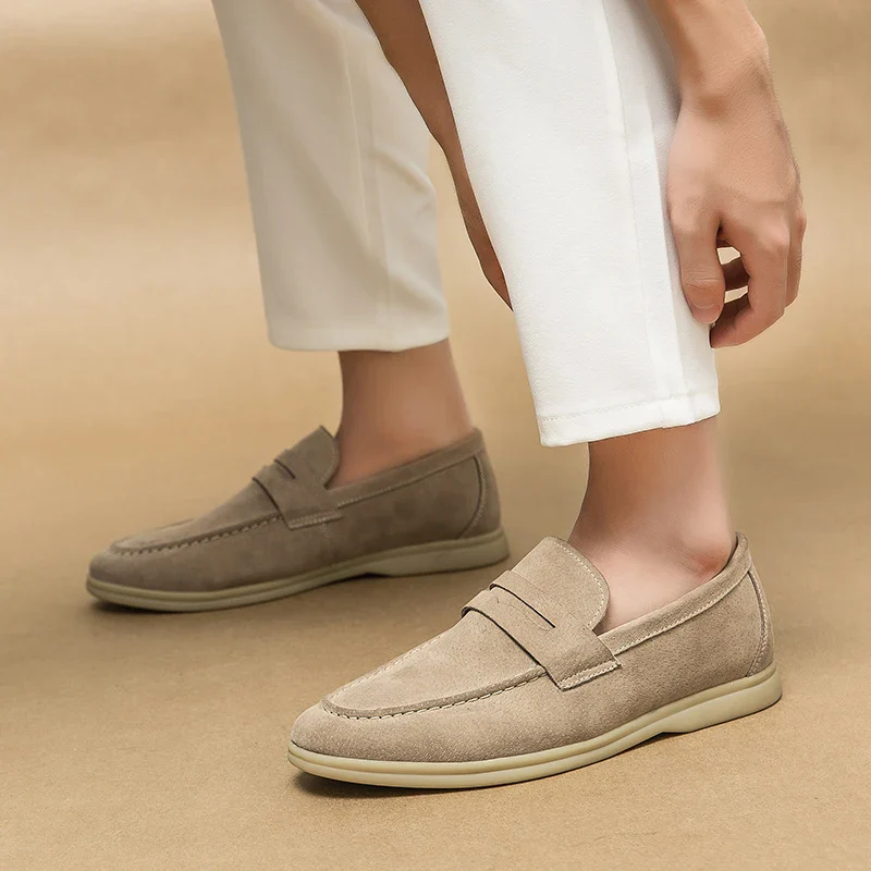 Mocassins en Daim Style Britannique Homme – Image 2