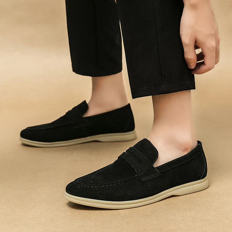 Mocassins en Daim Style Britannique Homme – Image 9
