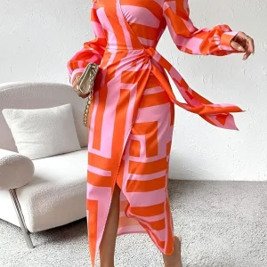 Amelia™ | Robe portefeuille à imprimé