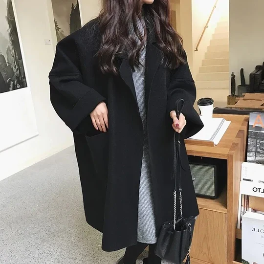 Clara - Manteau en laine surdimensionné – Image 5