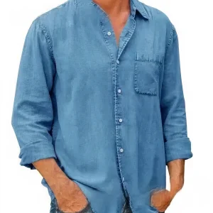 Chemise en jean à manches longues - Mateo