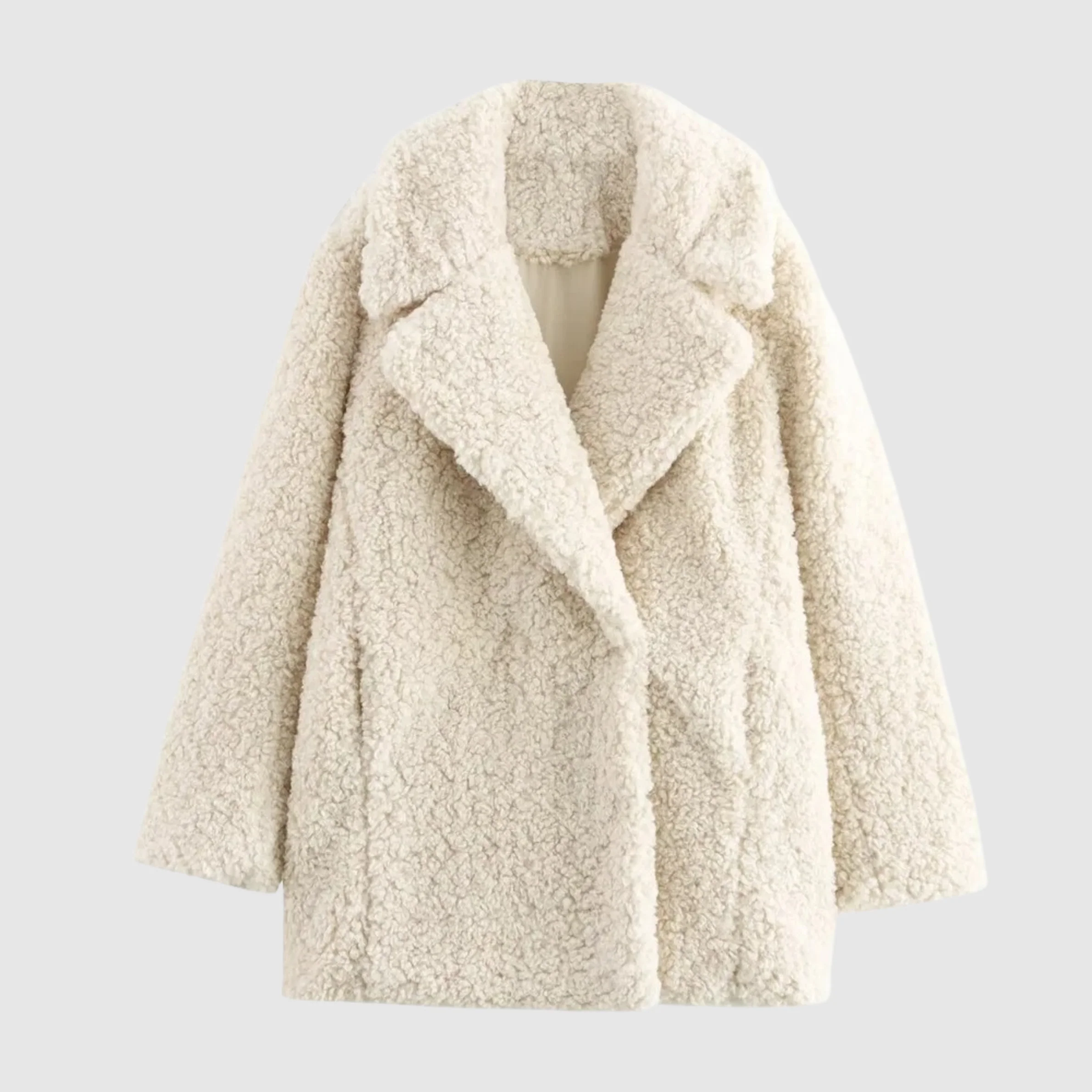 Louisa - Manteau d'ourson en fourrure d'hiver