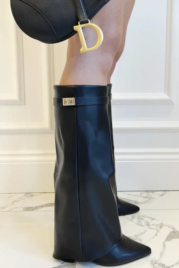 Elisara - Bottes en daim hautes de haute qualité – Image 9