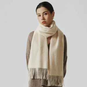 Écharpe femme en 100% laine – 200×30 cm – plusieurs couleurs