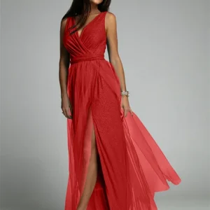 Catharina - Robe élégante à col en V