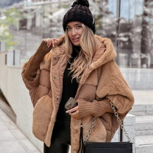 Veste en Fausse Fourrure avec Capuche | Douce & Élégante | Look Hivernal