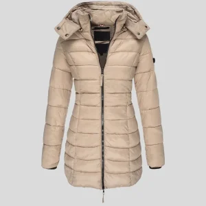 Alienor - Veste chaude matelassée avec capuche