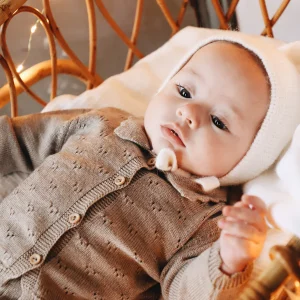 Gilet ajourée en laine