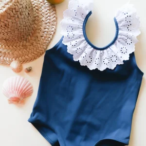 Maillot de bain  PALMA - Calypso - dos arrondi avec dentelles