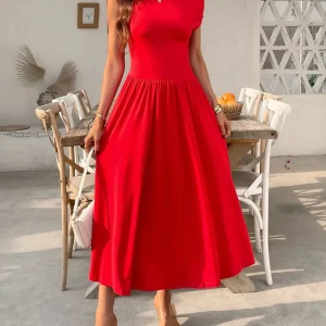 Miriam - Élégante robe asymétrique à une épaule