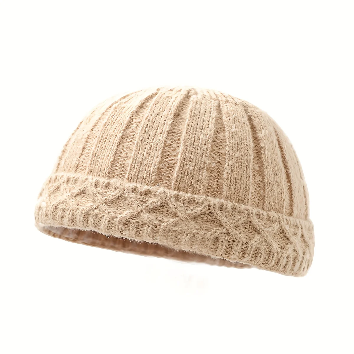 Bonnet En Maille Extensible Pour Femme – Docker Sans Visière Doux Pour L’Hiver – Image 5