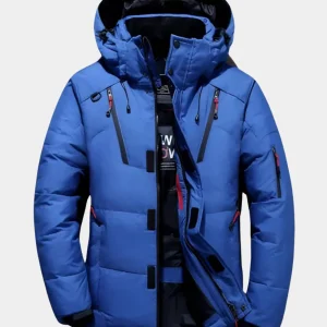 Veste d’Hiver Homme en Duvet – Chaude, Coupe-Vent et Élégante