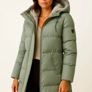 Manteau long matelassé femme – doudoune chaude et légère pour l’hiver