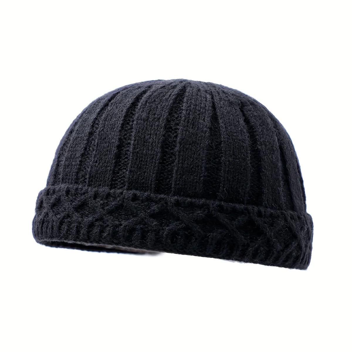Bonnet En Maille Extensible Pour Femme – Docker Sans Visière Doux Pour L’Hiver – Image 8