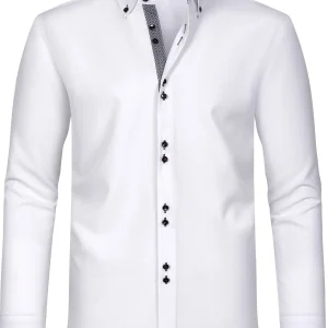 Gino™ – Chemise Homme avec boutonnière élégante