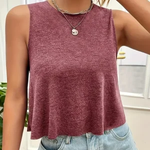 Aubrey - Débardeur doux sans manches pour femme