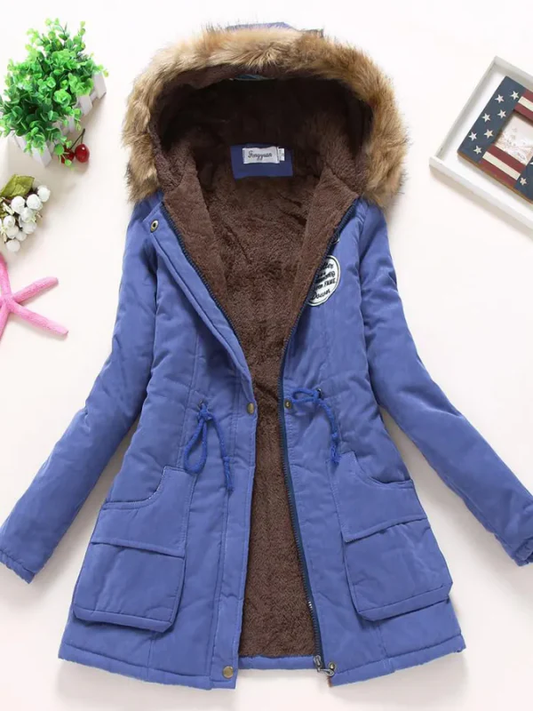 Sophia - Parka slim-fit avec capuche, confortable et stylée – Image 8