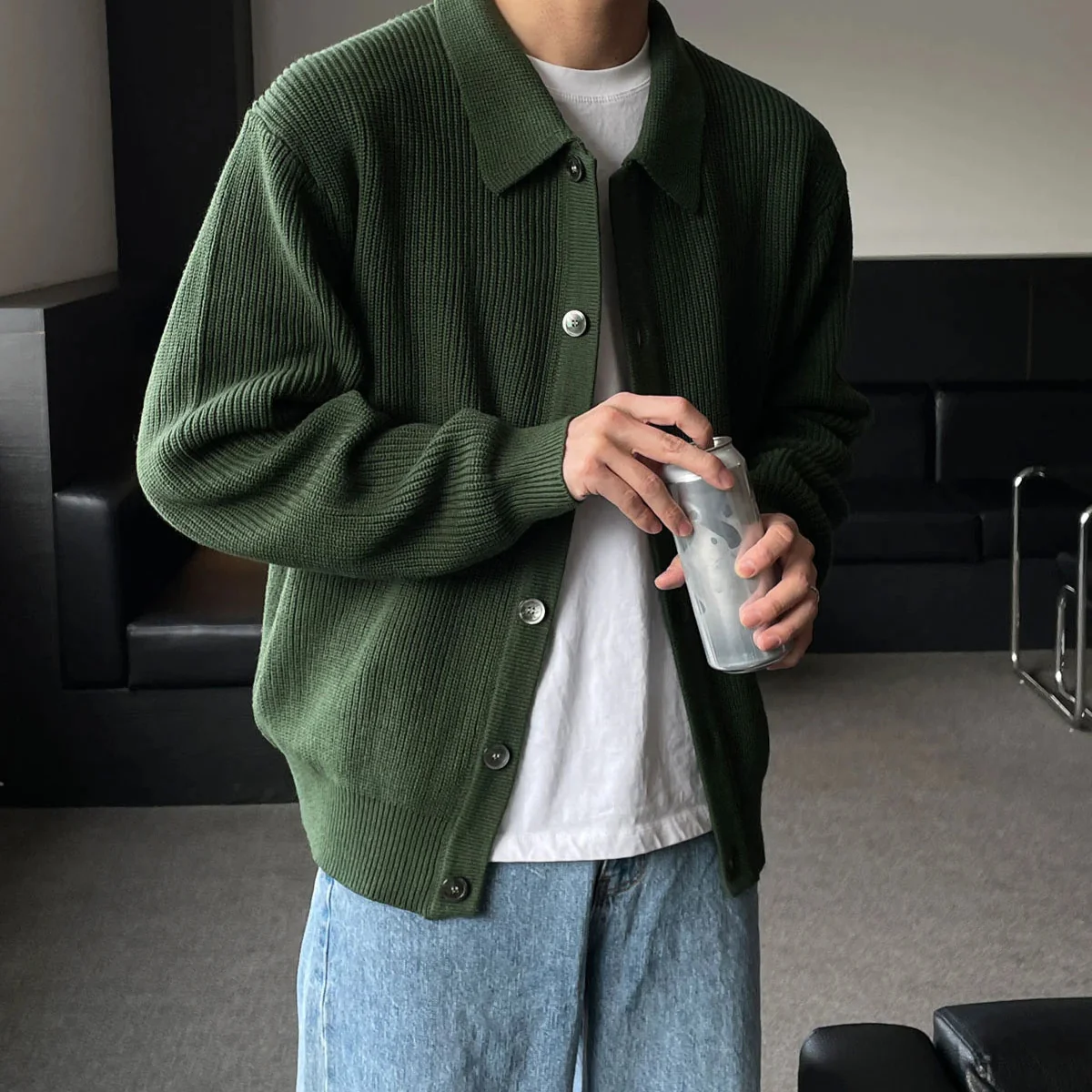 CONRAD - Cardigan en Laine Homme – Image 6