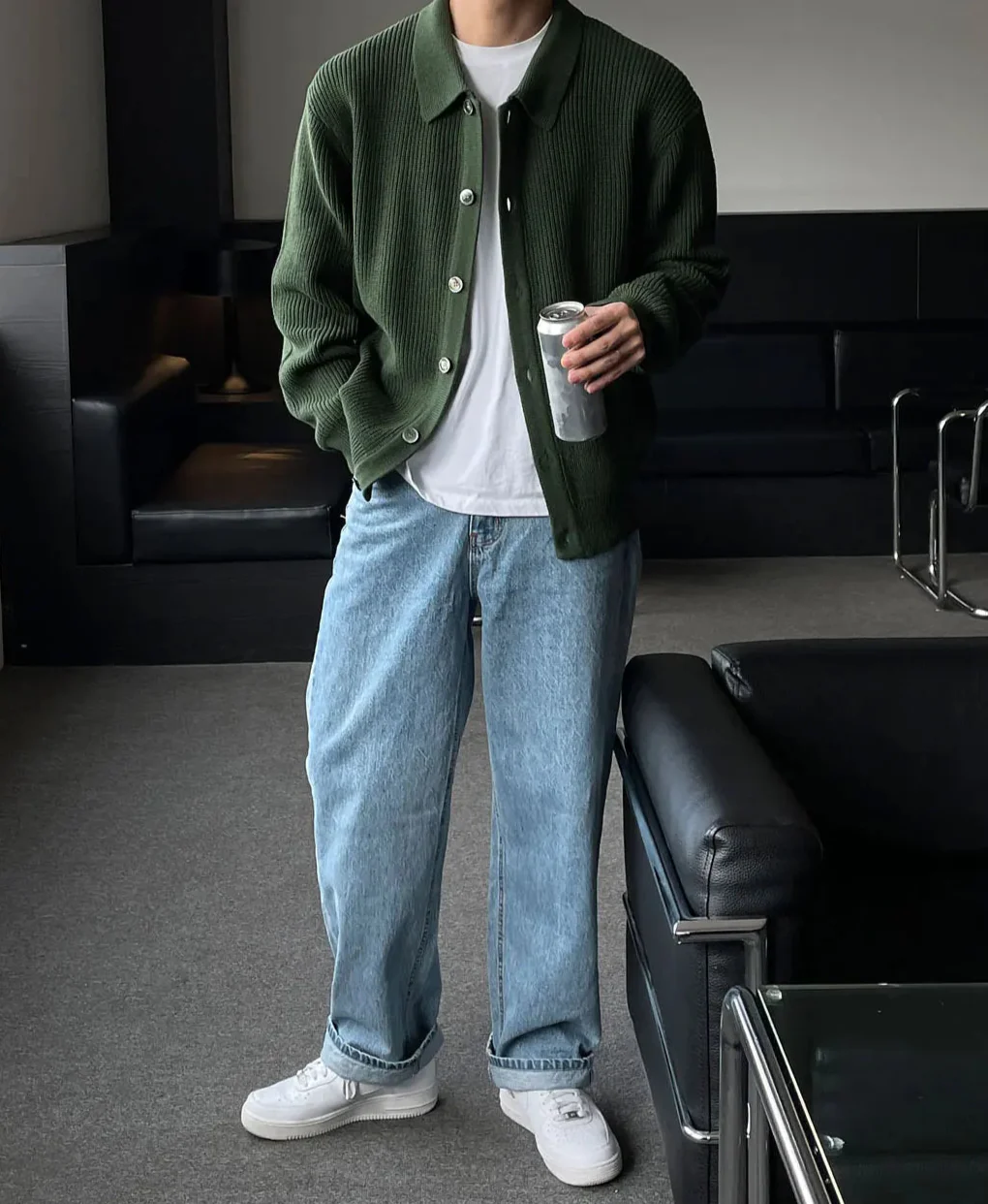 CONRAD - Cardigan en Laine Homme – Image 3