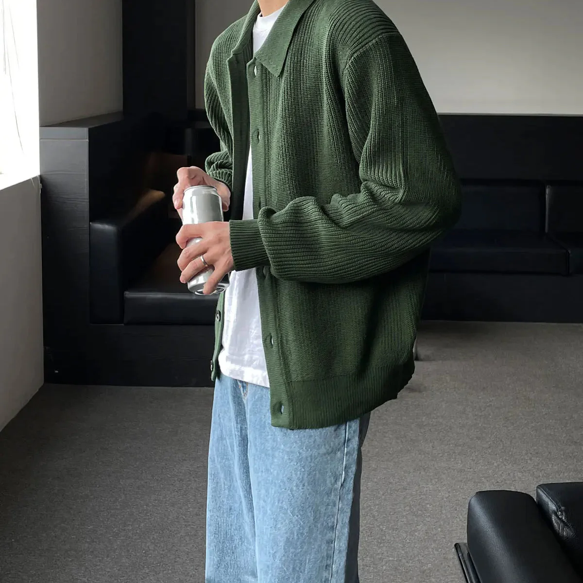 CONRAD - Cardigan en Laine Homme – Image 5