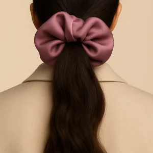 Cannelle - Gros chouchou cheveux en satin soyeux