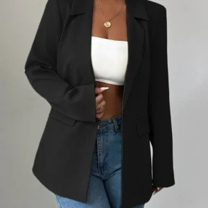 Lilibet - Blazer élégant avec col à revers et un bouton