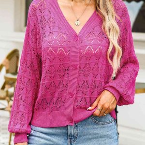 Noemi - Gilet en maille à col en V, chic et décontracté