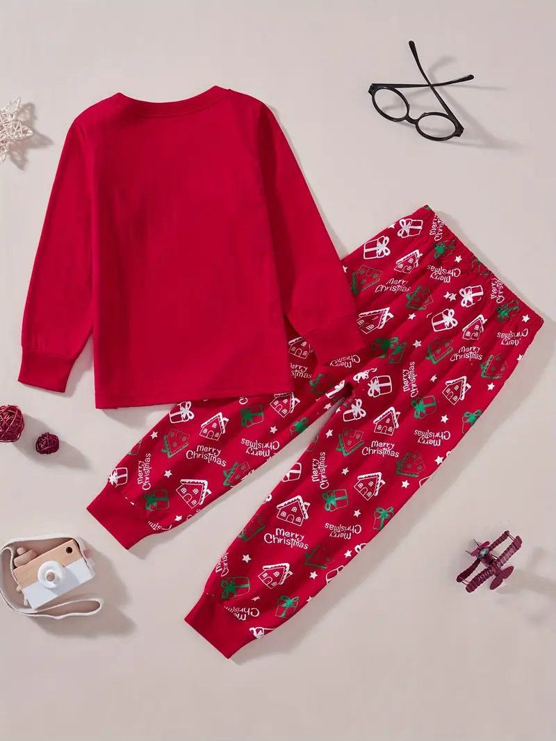 Pyjama Papa Noel Rouge Enfant – Image 2