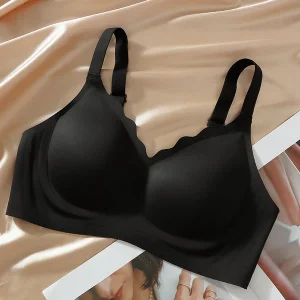 Soutien-gorge sans armatures à bords festonnés – Confort doux et maintien naturel