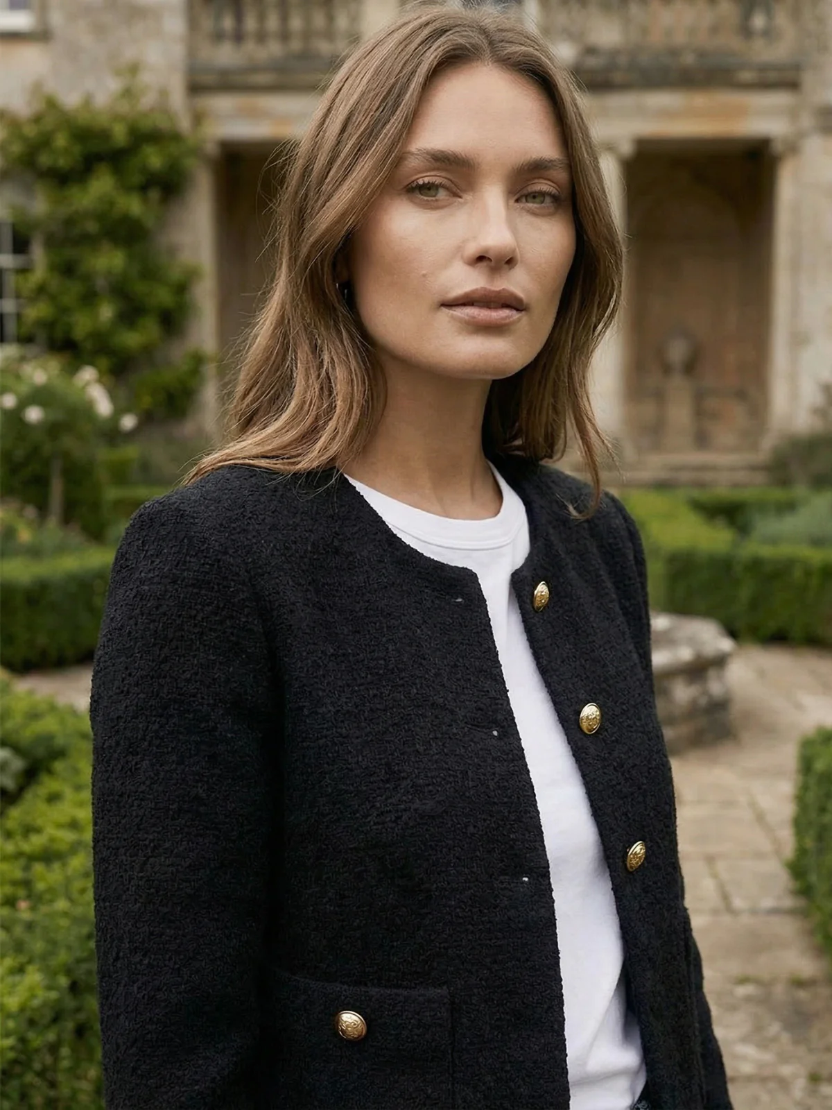 Blazer en tweed Oldmoney Aesthetic – Image 2