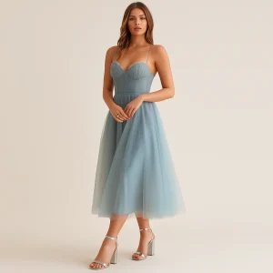 Robe Nuage Longue – Tulle Aérien & Douceur Féérique de Soirée