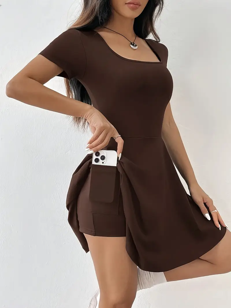 Zelma - Robe élégante à manches courtes pour femmes – Image 5