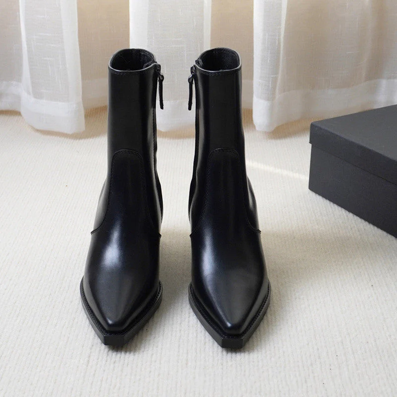 Fashion Individual Casual High Heel Boots Women – Image 4