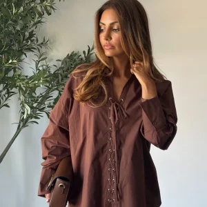 Chemise Virgie Marron
