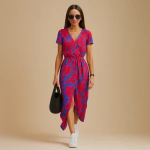 Robe Maxi Florale | Coupe Fluide | Style Estival Élégant