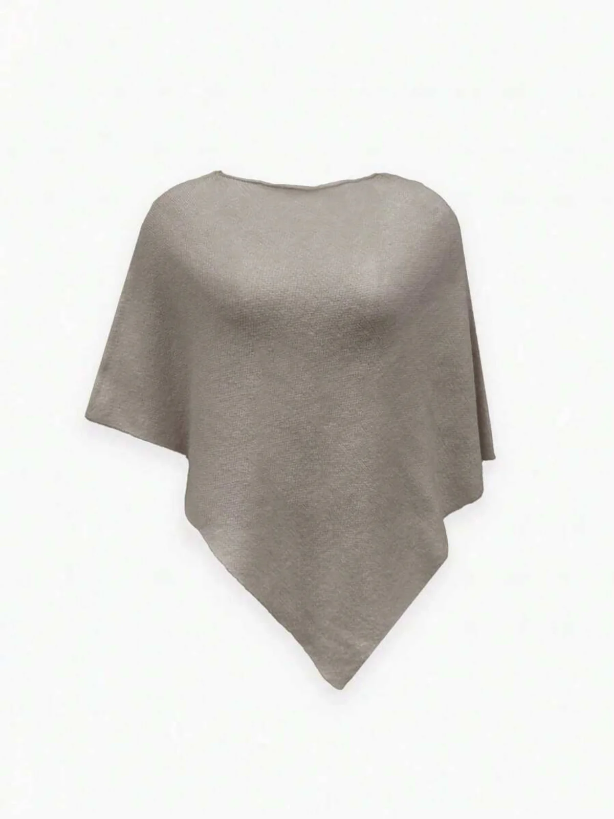 Poncho minimaliste en maille – Image 8