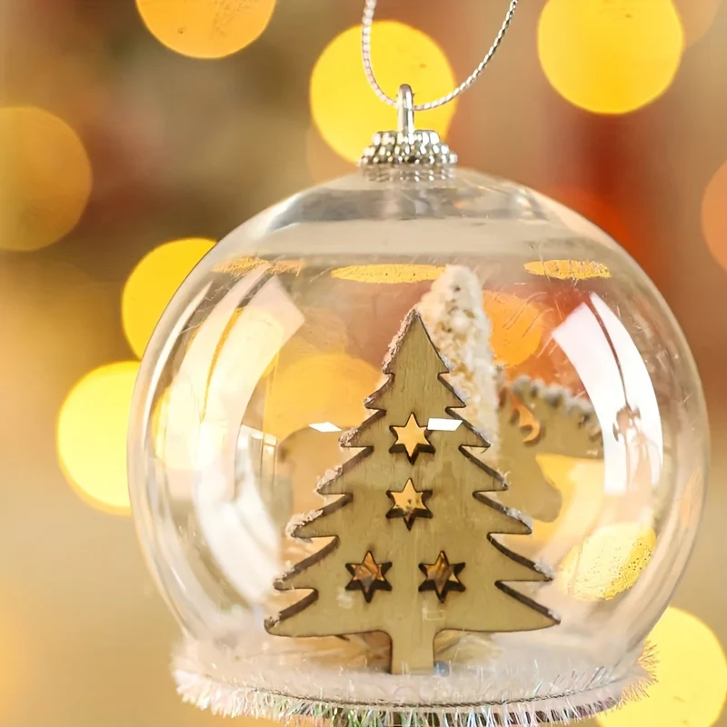 Grosse Boule de Noel Transparente – Image 5