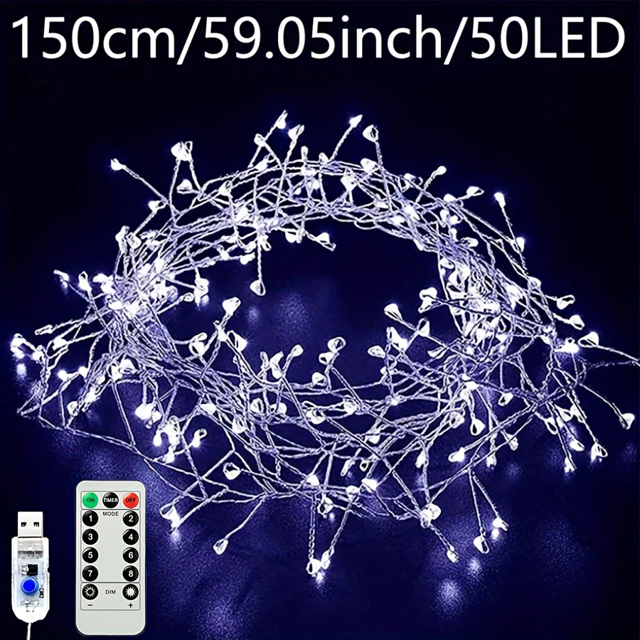 Guirlande Lumineuse Pour Sapin de Noël LED – Image 8