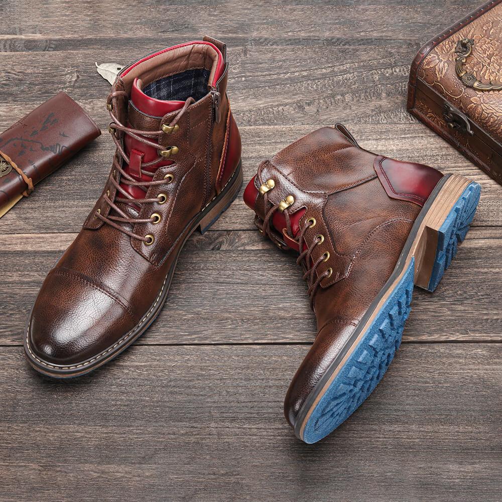 Lucas™ | Bottes Oxford classiques en cuir pour homme – Image 3