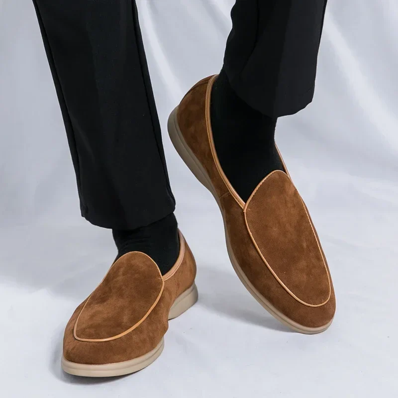 Mocassins Plats Style Old Money Homme – Image 6