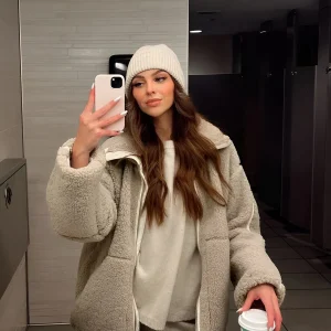 Veste Oversize en Polaire Teddy | Chaude & Élégante | Incontournable Hiver