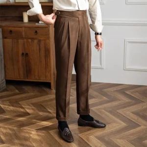 DARCY - Pantalon Habillé Homme Old Money