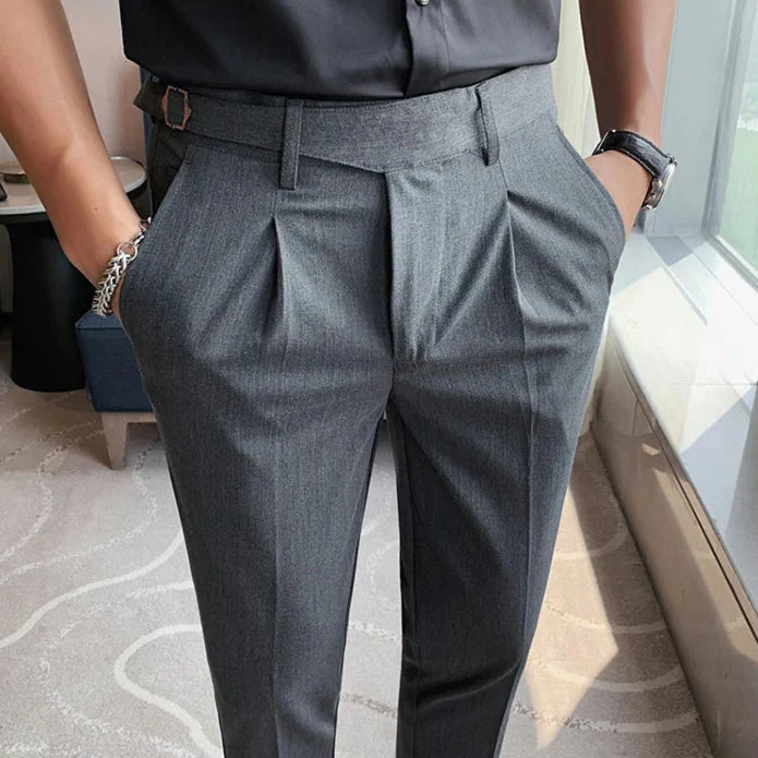 DRAYTON - Pantalon Habillé Décontracté Coupe Slim Homme – Image 3