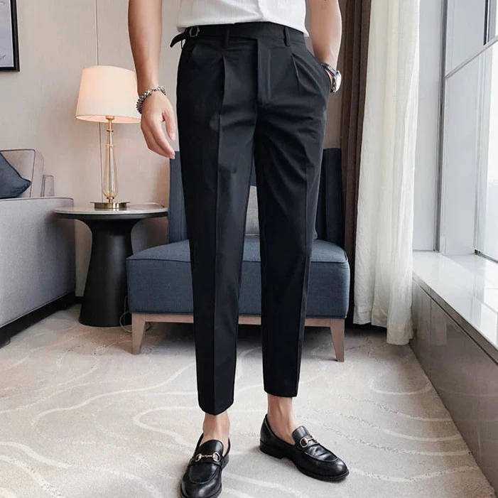 DRAYTON - Pantalon Habillé Décontracté Coupe Slim Homme – Image 6