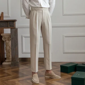 LÉANDRE - Pantalon de Costume Homme Old Money