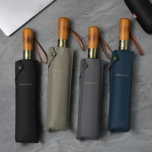Parapluie Automatique à Trois Volets – Résistant, Élégant et Pratique